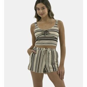 No Boundaries Knit Tank Top and Shorts Set, 2-Piece, Size Medium